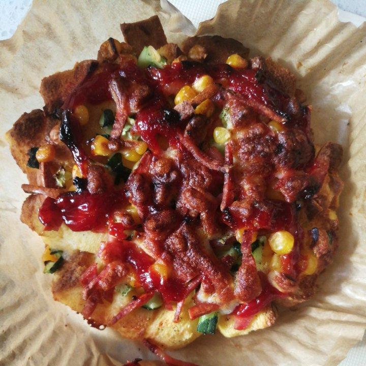 空气炸锅版披萨🍕