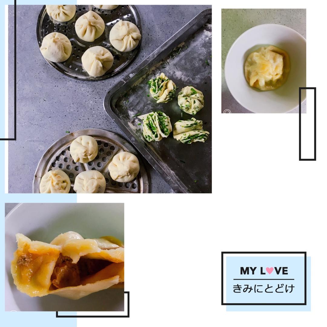 松软多汁的肉包子