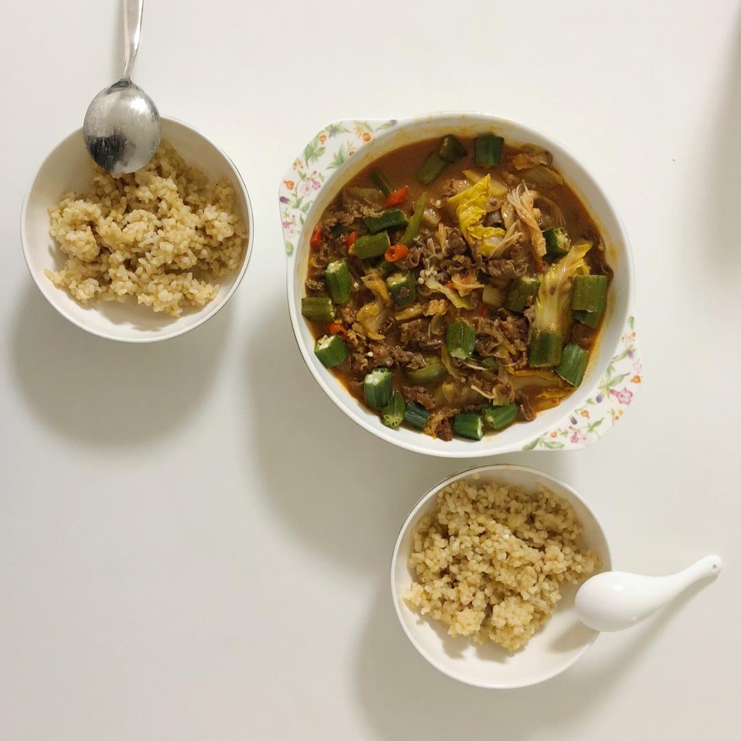 辣白菜豆腐汤