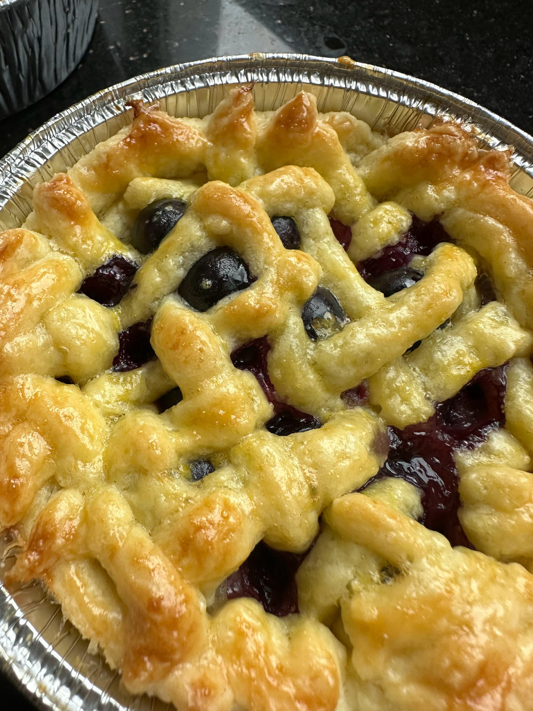 经典蓝莓派🫐Classic Blueberry pie