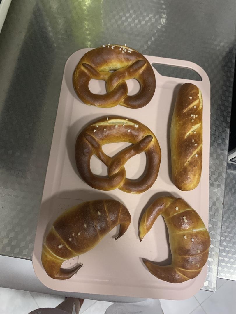 堂妈小厨——碱水面包