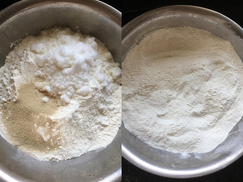 纯奶手撕吐司的做法 步骤1