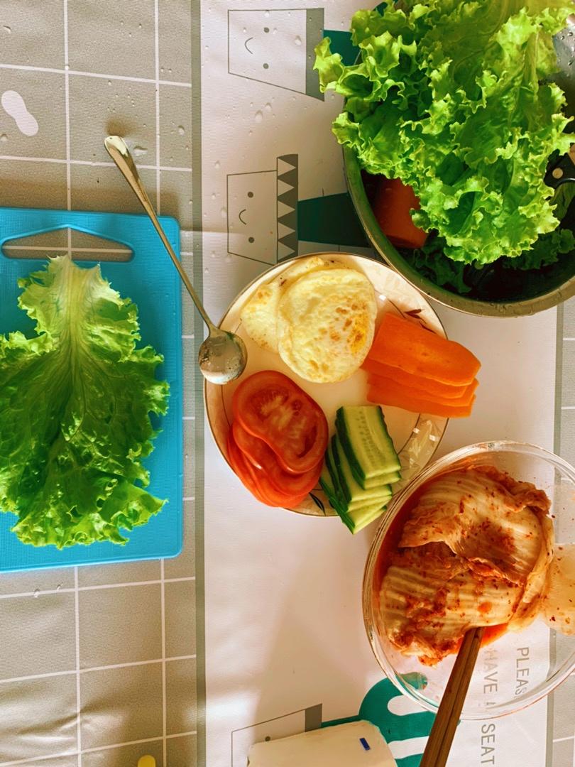 关晓彤版｜减脂生菜三明治🥪250大卡吃饱