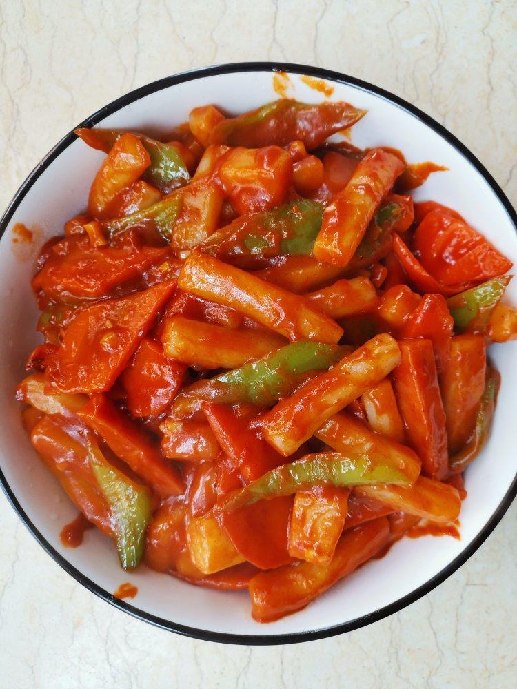 韩式辣炒年糕(米条)