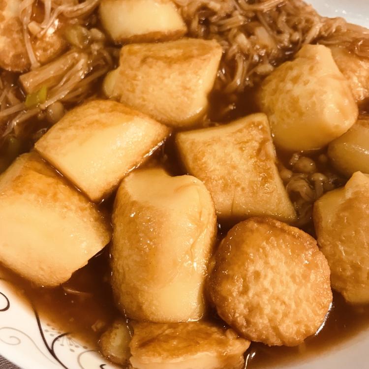 超级下饭菜--金针菇日本豆腐
