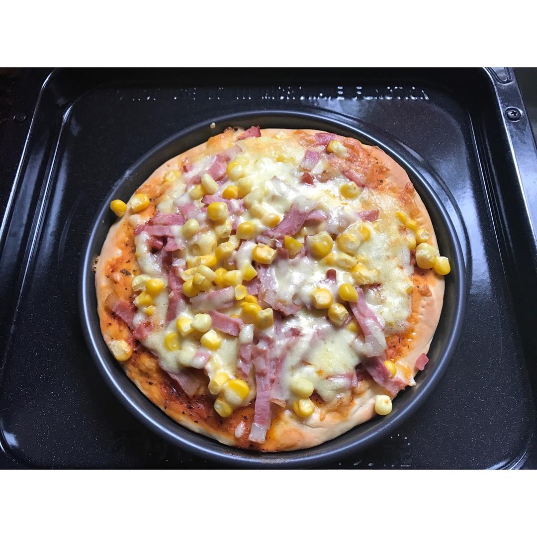松下106面包机制作披萨