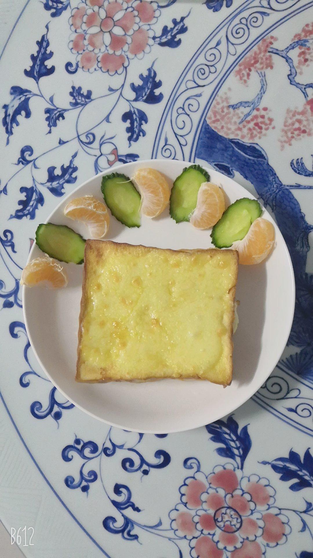 快手芝士烤面包片