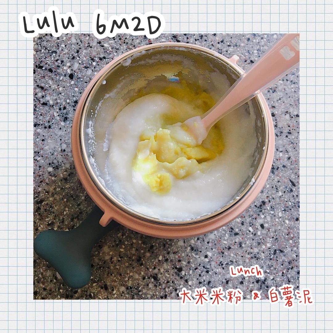 Lulu 6m 辅食泥的做法 步骤1