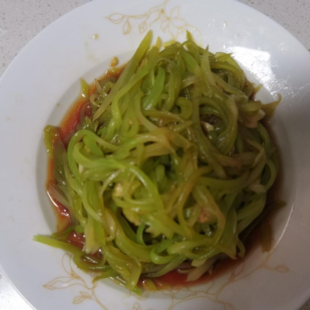 凉拌爽口莴笋丝