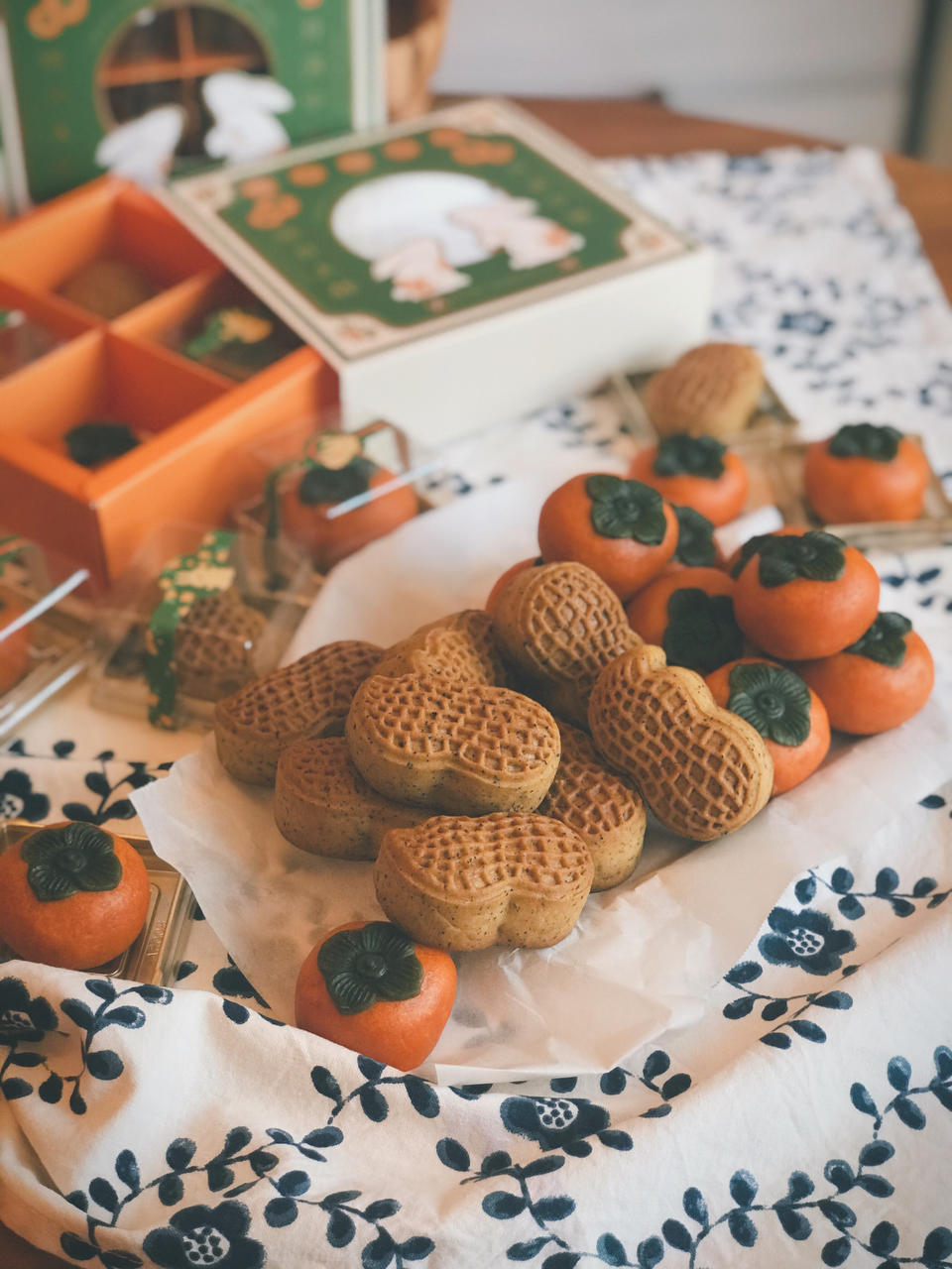 好事（柿）发（花）生🥜—广式伯爵红茶花生月饼