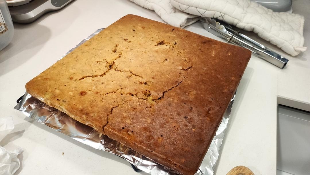 香蕉核桃蛋糕（低油少糖健康版）