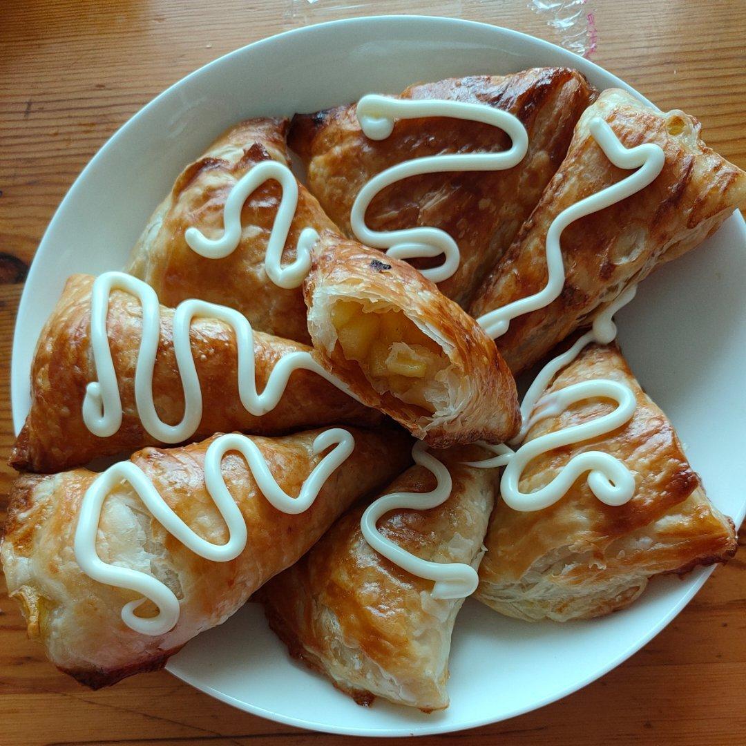 不用开酥，不用揉面，也能做香甜酥脆的苹果派