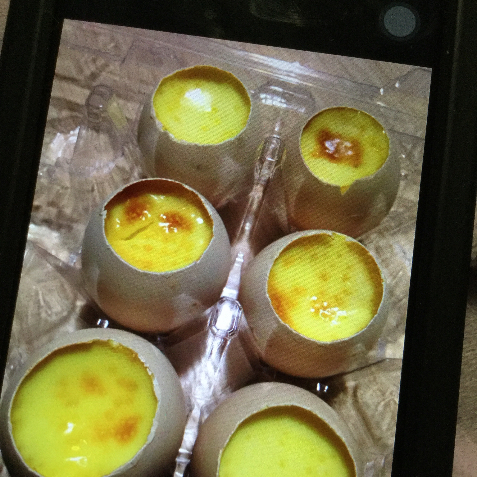 鸡蛋壳布丁
