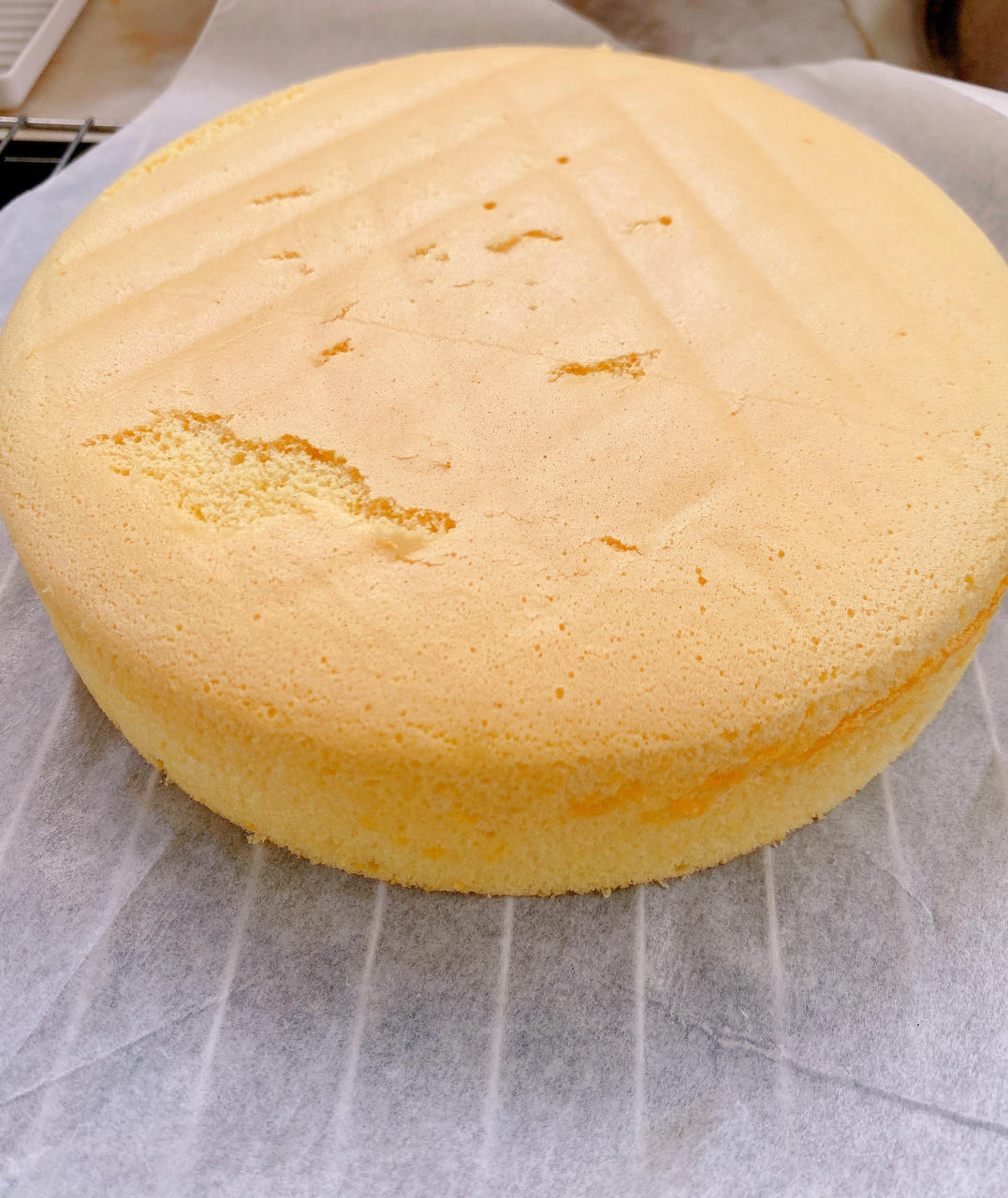 低糖低油~不裂不塌水光肌戚风蛋糕