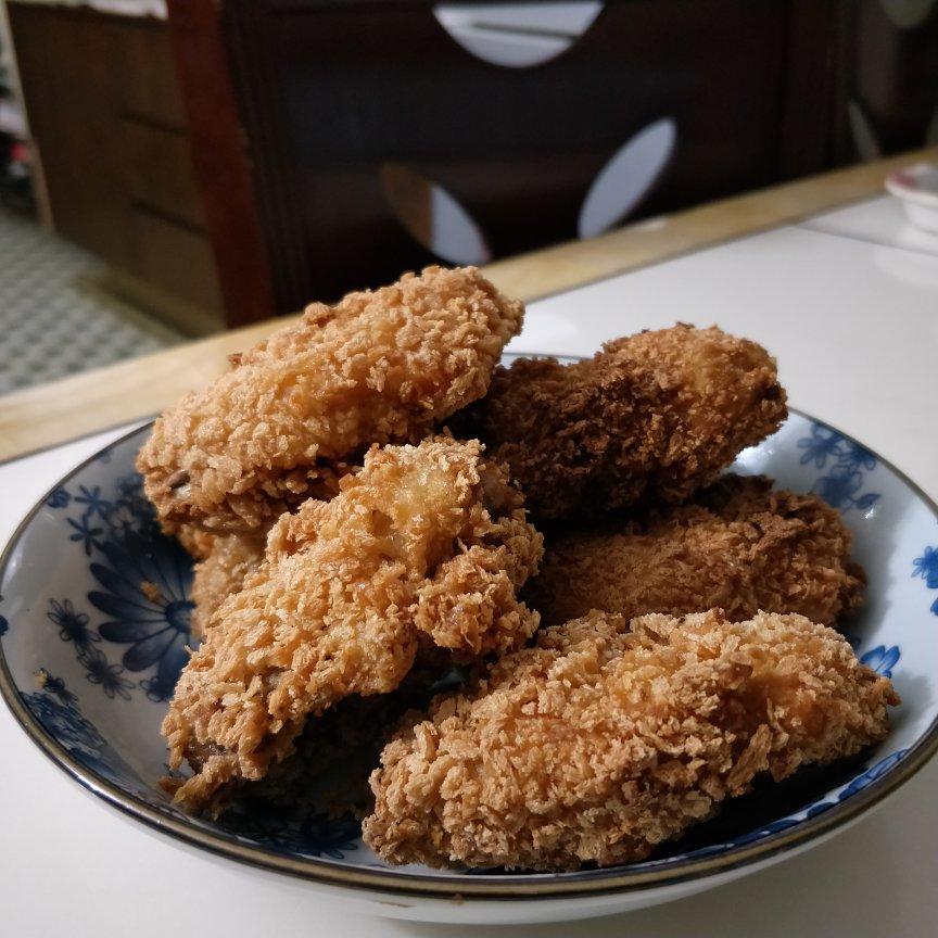 面包糠炸鸡腿（可以和肯德基相媲美的炸鸡腿）