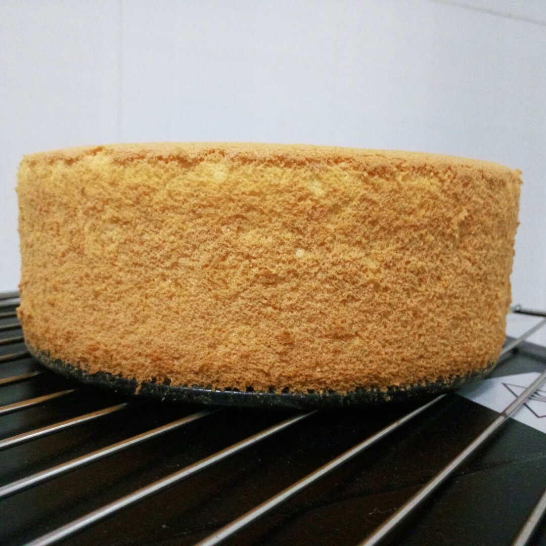 八寸戚风蛋糕（生日蛋糕坯）附六寸配单
