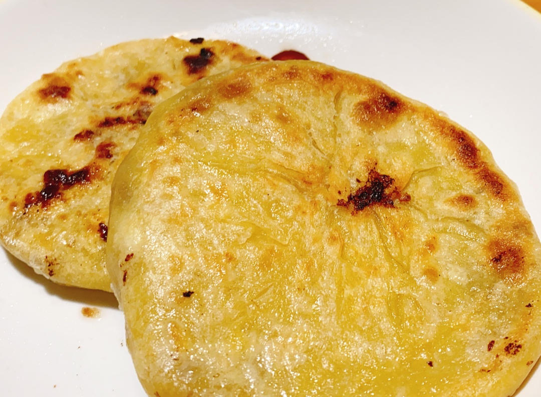 皮薄如纸的韭菜馅饼|免揉面法