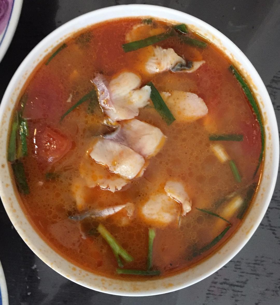 番茄鱼片汤