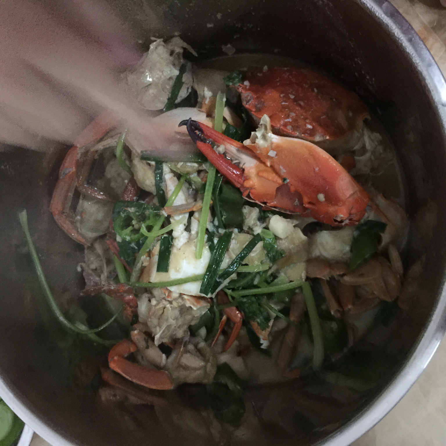 鸡煲蟹