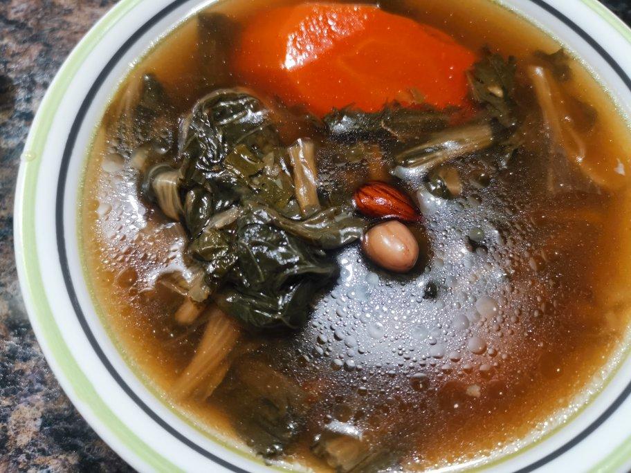 士多卑利苹果橙做的南北杏菜干猪骨汤