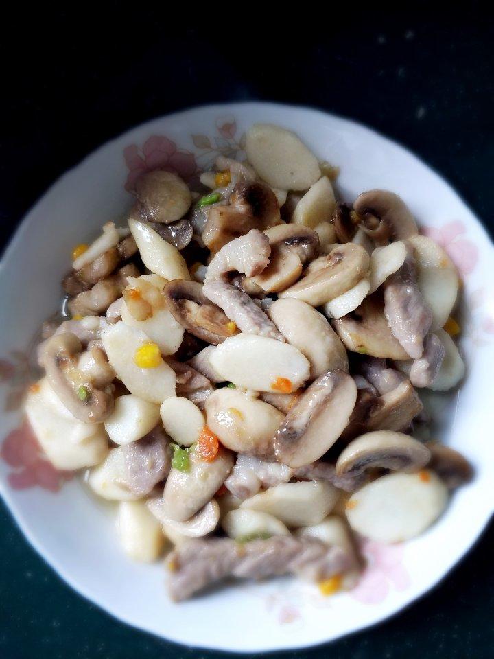 山药香菇炒肉