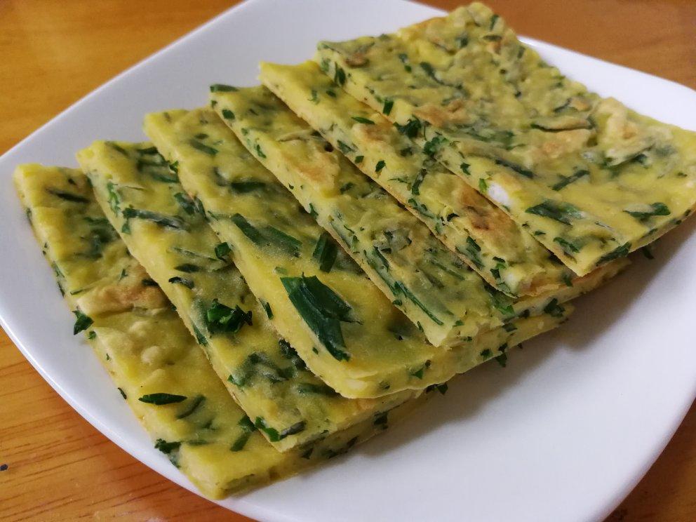 韭菜鸡蛋饼