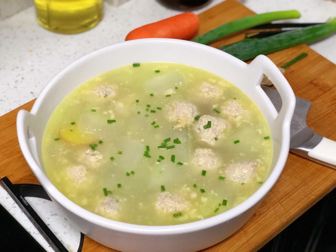 冬瓜汆丸子汤
