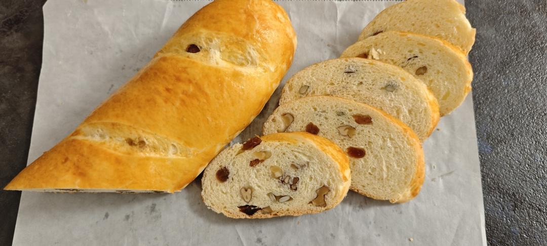 新疆果仁列巴硬面包，超详细~