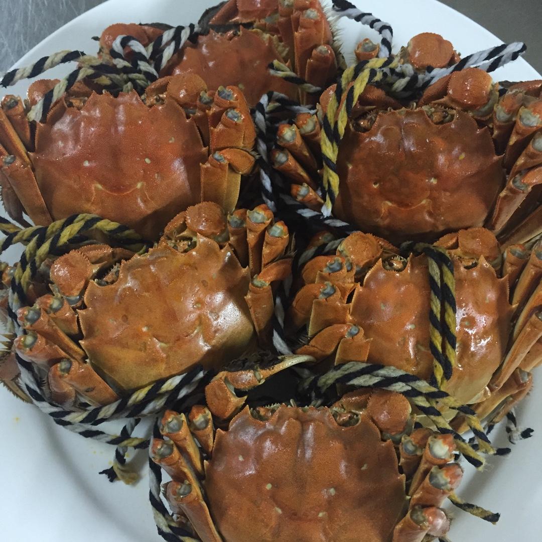 最鲜蟹庄做的清蒸大闸蟹