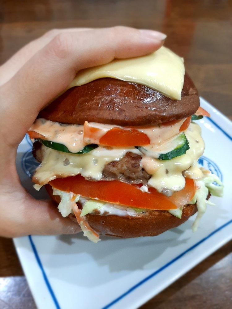 超详细汉堡牛肉饼｜附自制汉堡搭配#Healthymeals#减脂必撸16