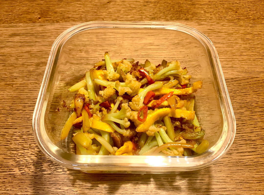 和饭店一个味道的干锅花菜