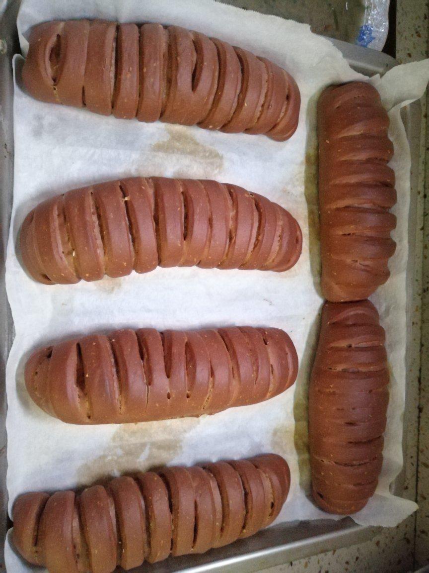 双重巧克力面包