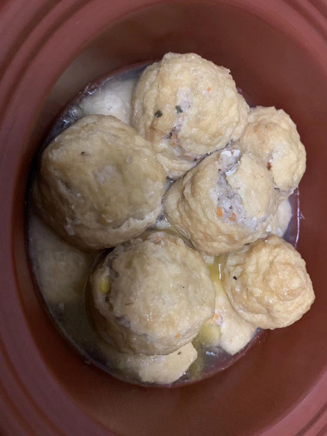 客家糯米豆腐酿