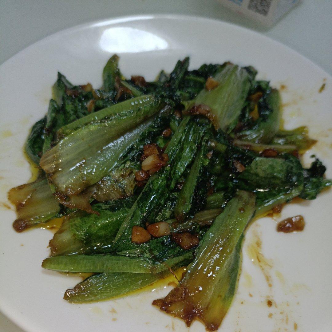 蒜蓉油麦菜（蚝油）