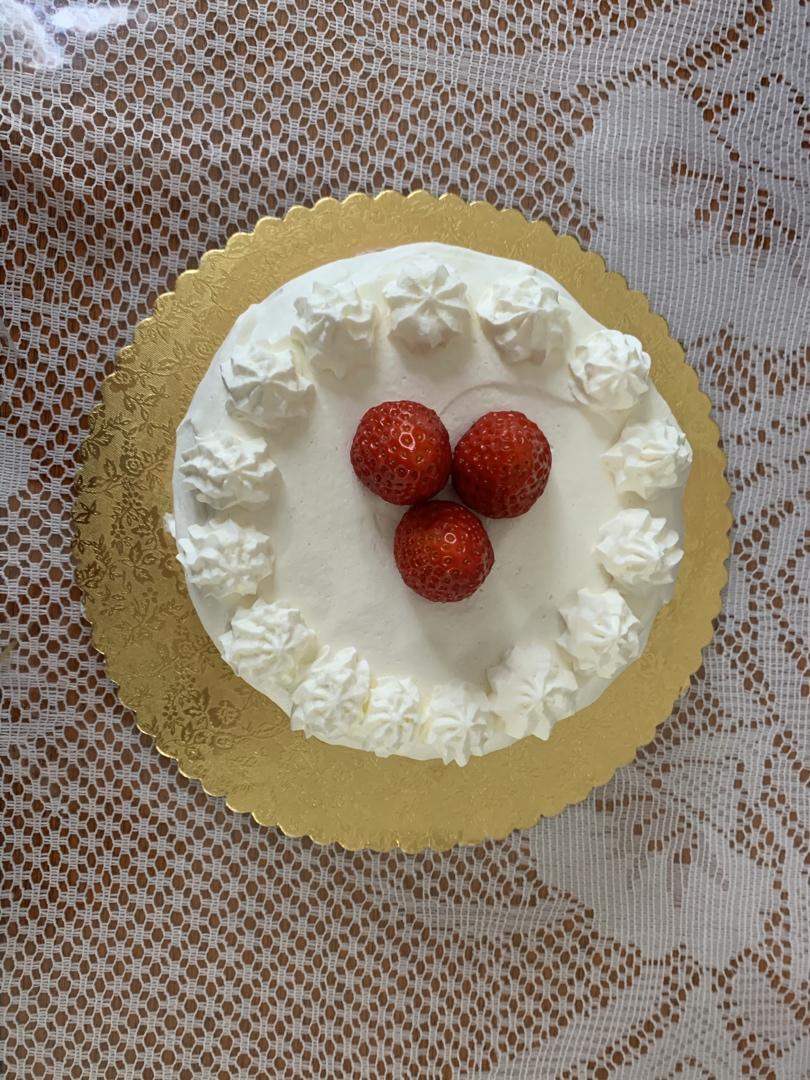 超简单的草莓芝士蛋糕