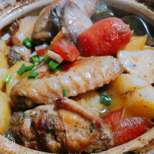 红萝卜烧鸡翅
