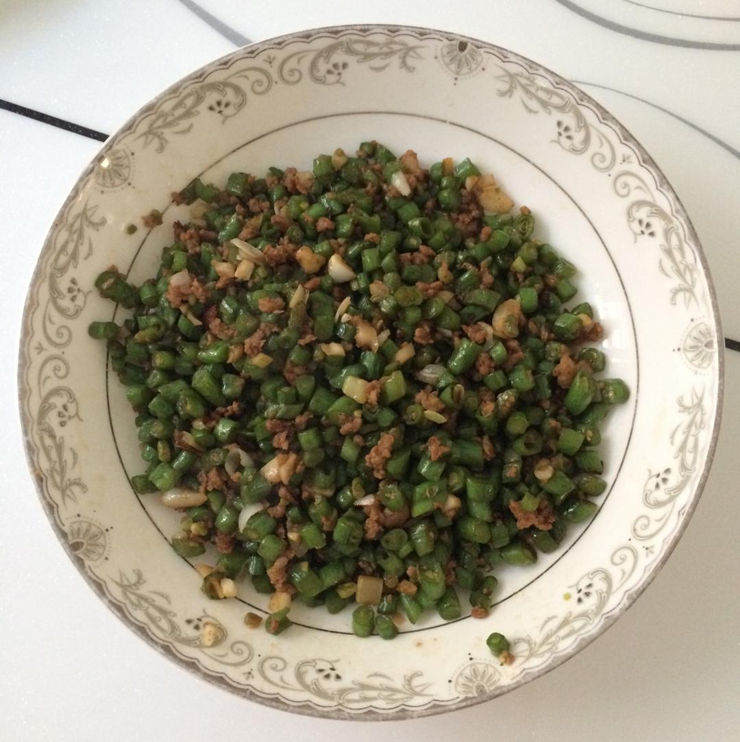 肉沫豆角下饭菜
