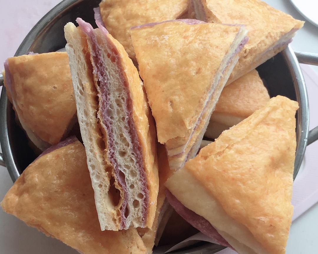 彩色多层饼