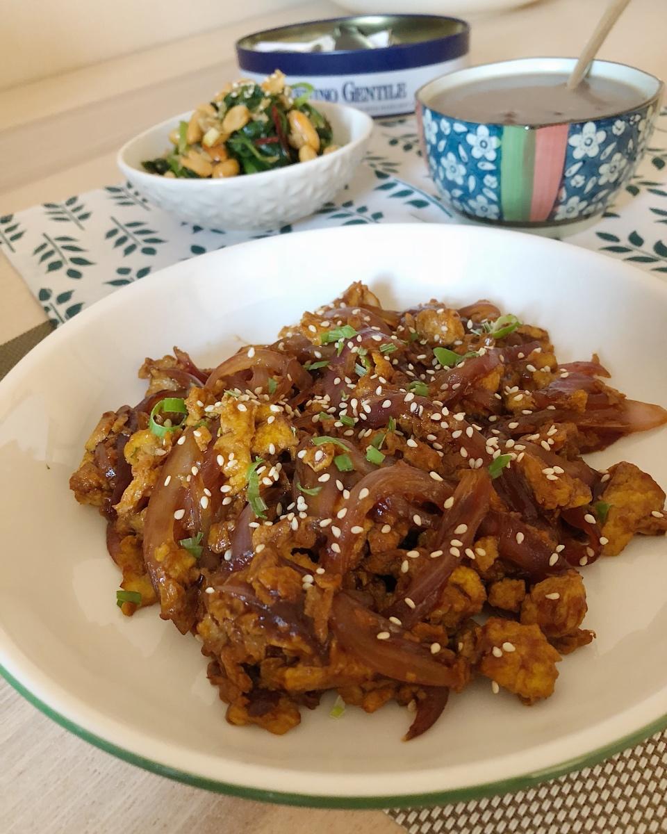 糖醋洋葱炒鸡蛋