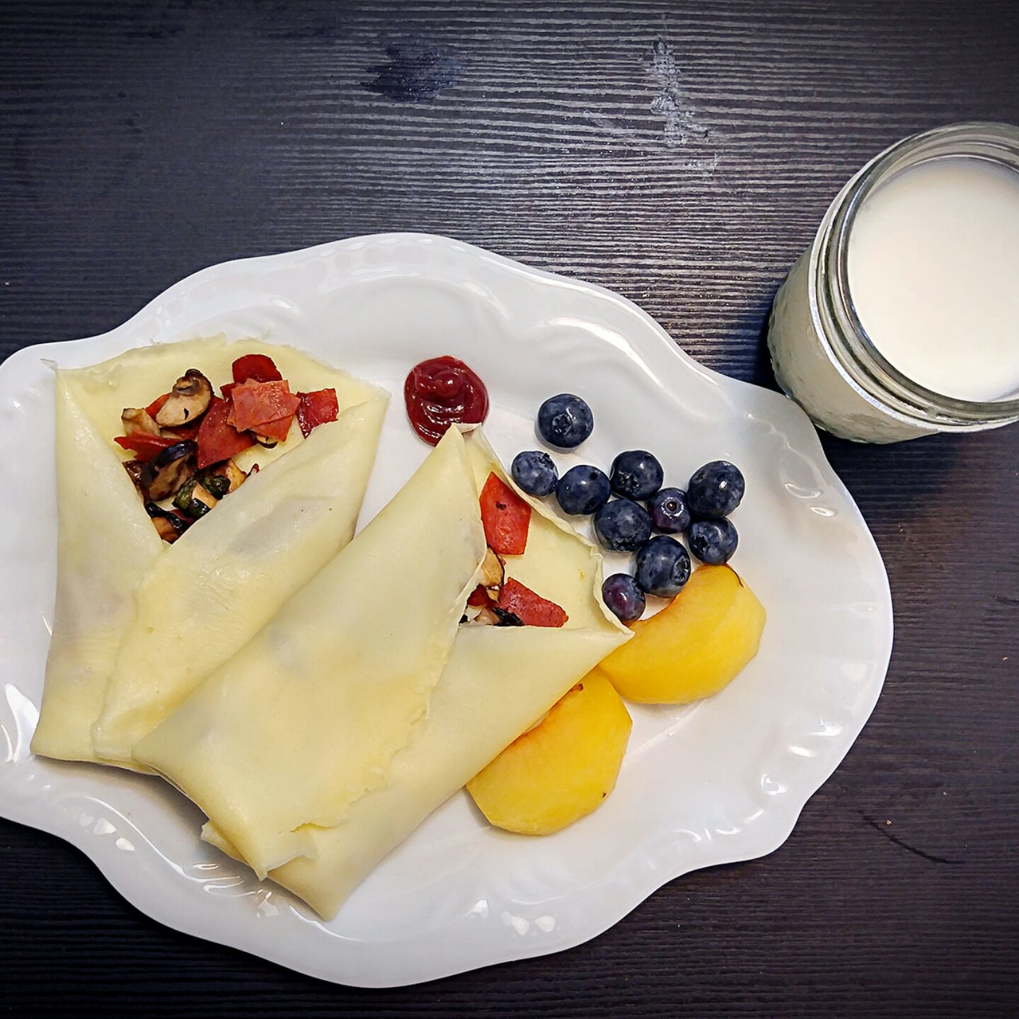 基础早餐可丽饼