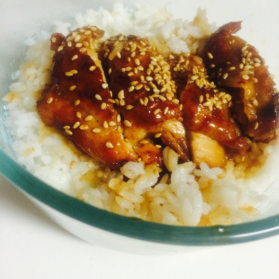 照烧鸡腿饭