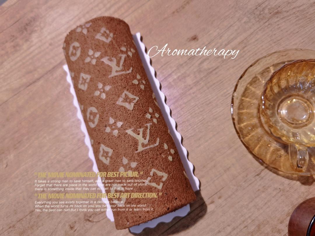 LV蛋糕卷，奥利奥特调奶油是亮点～