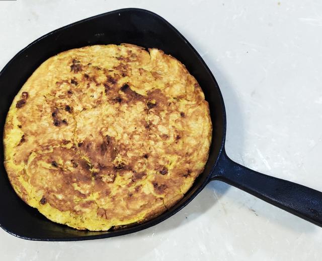 快手早餐❗鸡蛋燕麦饼的做法