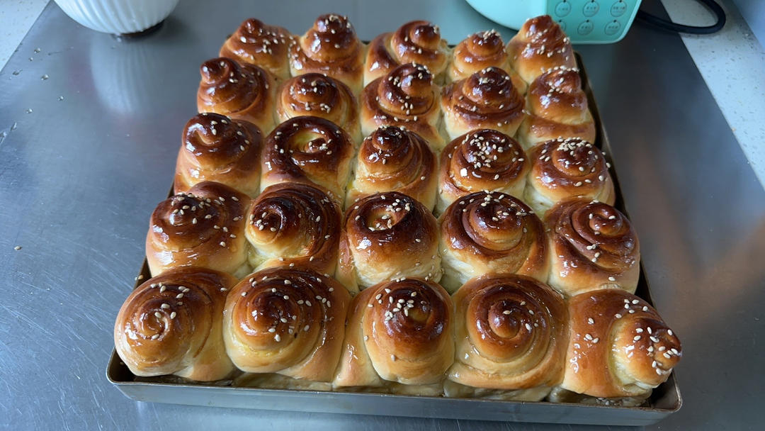 鲜奶蜂蜜脆底小面包🍯酥脆底壳㊙️详细教程