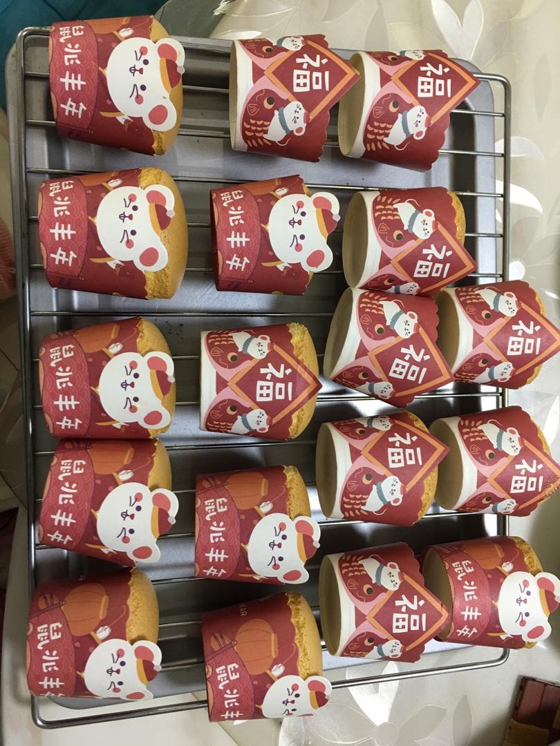 纸杯蛋糕 8寸戚风蛋糕的量