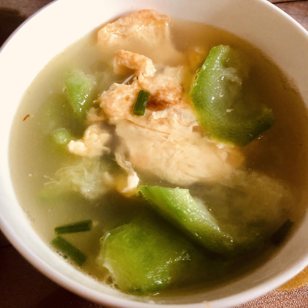 丝瓜蛤蜊鸡蛋汤#秋日暖汤#