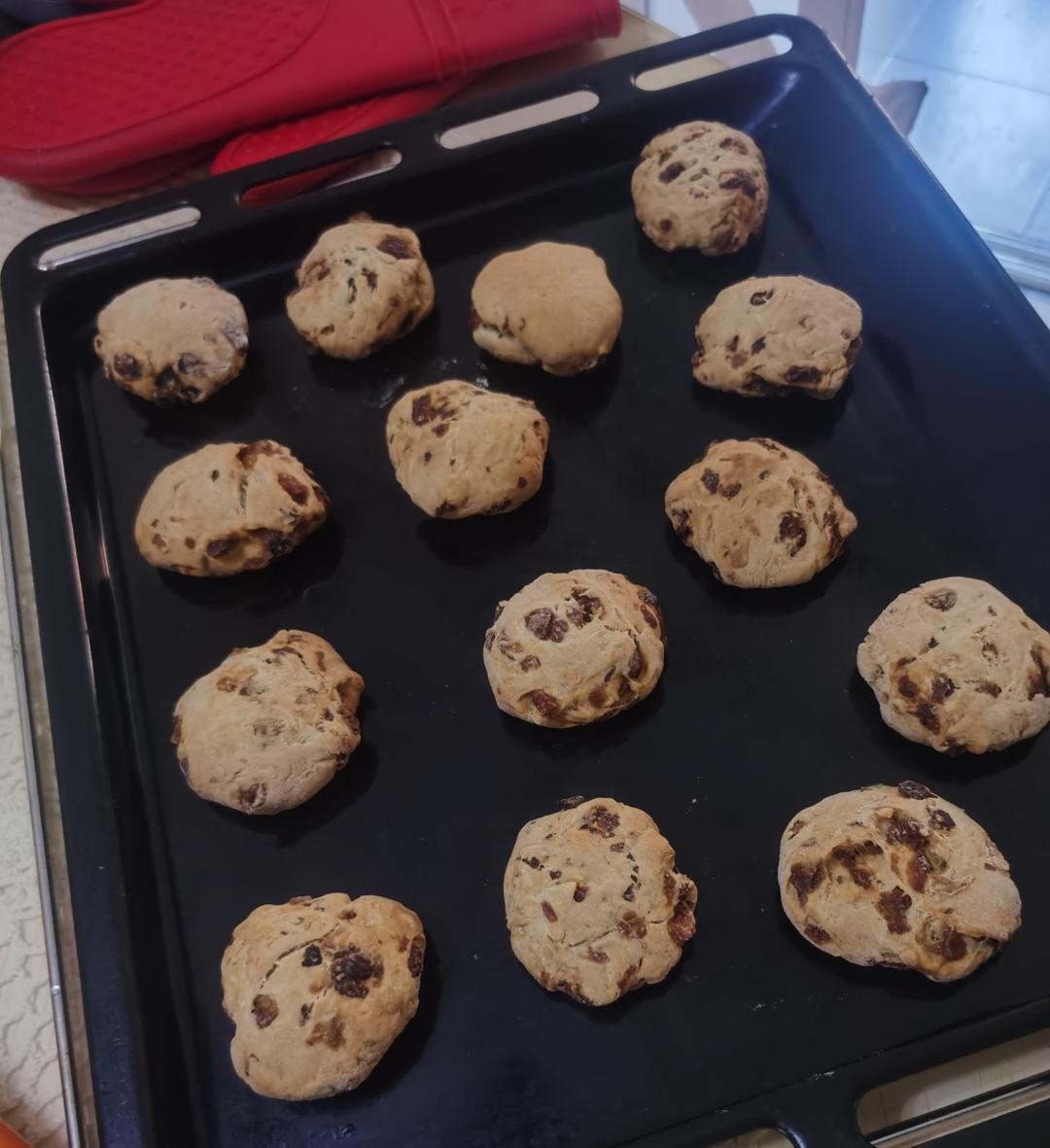 免揉面蔓越莓司康，任何面粉都能成功，15分钟搞定早餐