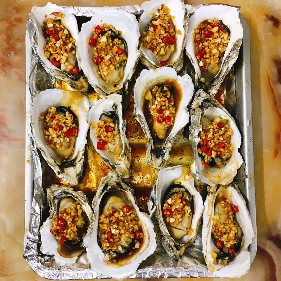 烤生蚝