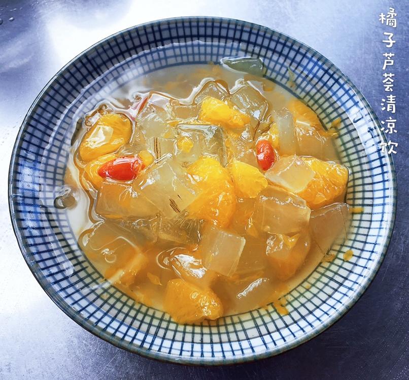 冷饮系列：橘子芦荟清凉饮的做法