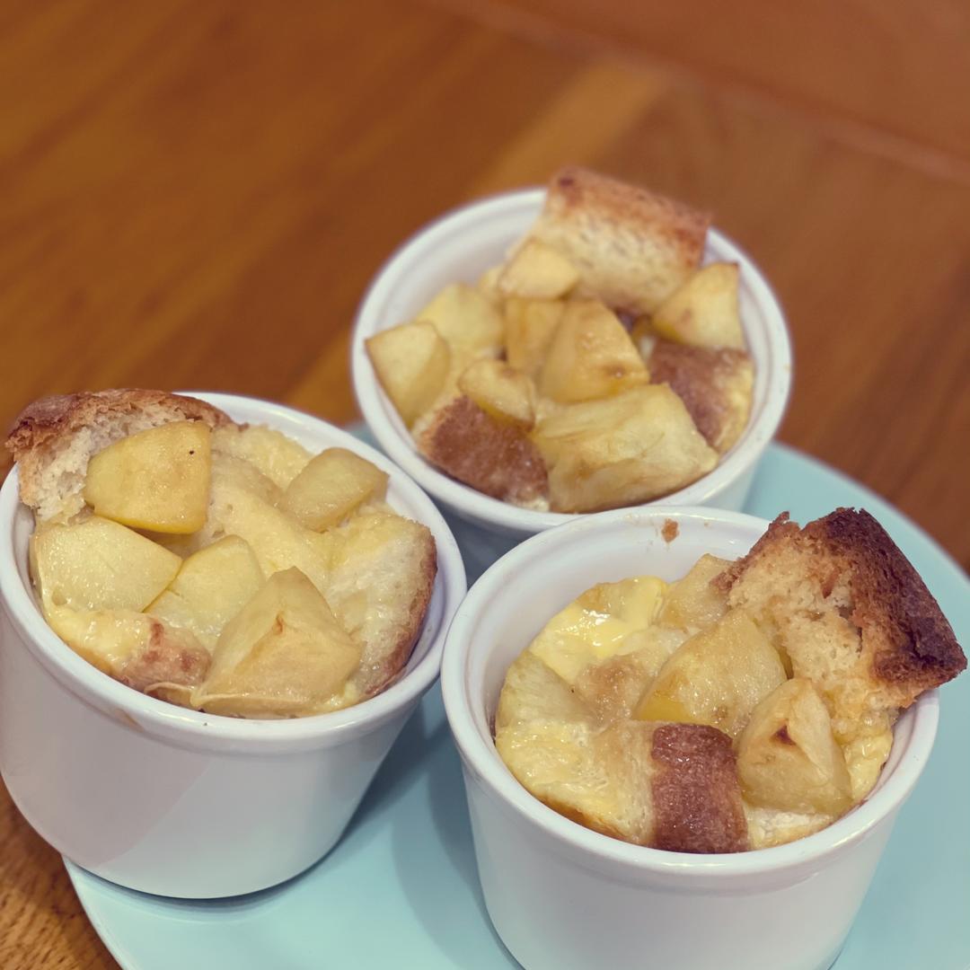 面包苹果布丁的做法